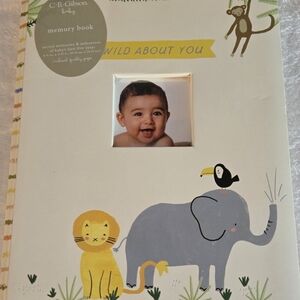 NEW CR Gibson Wild About You Baby Memory Book
